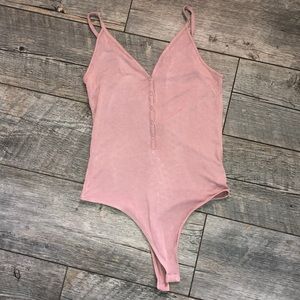 Pacsun Pink Bodysuit